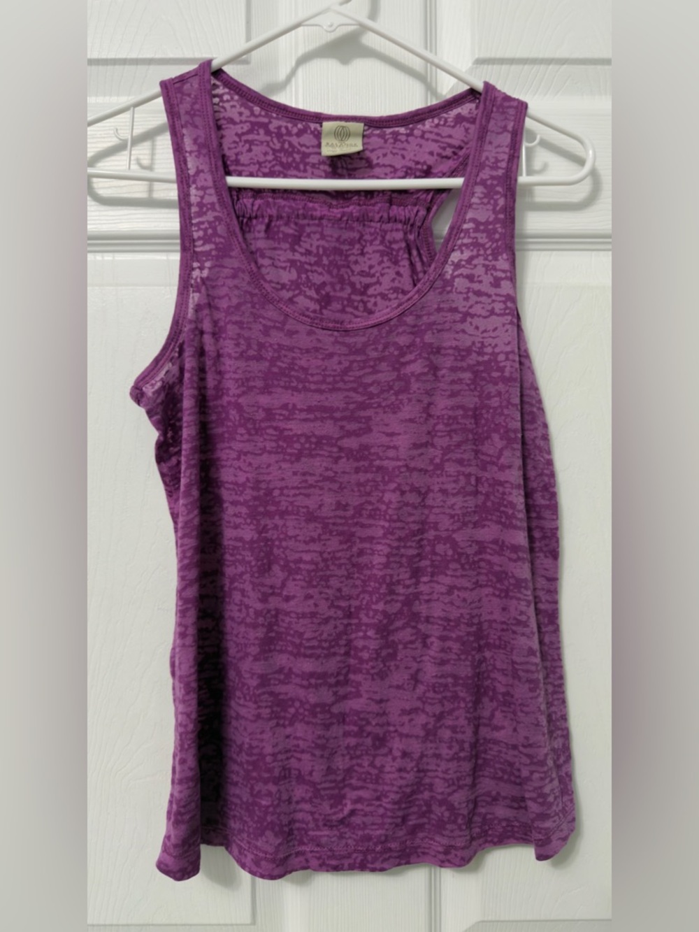 Balance Collection Purple Marbled Racerback Tank